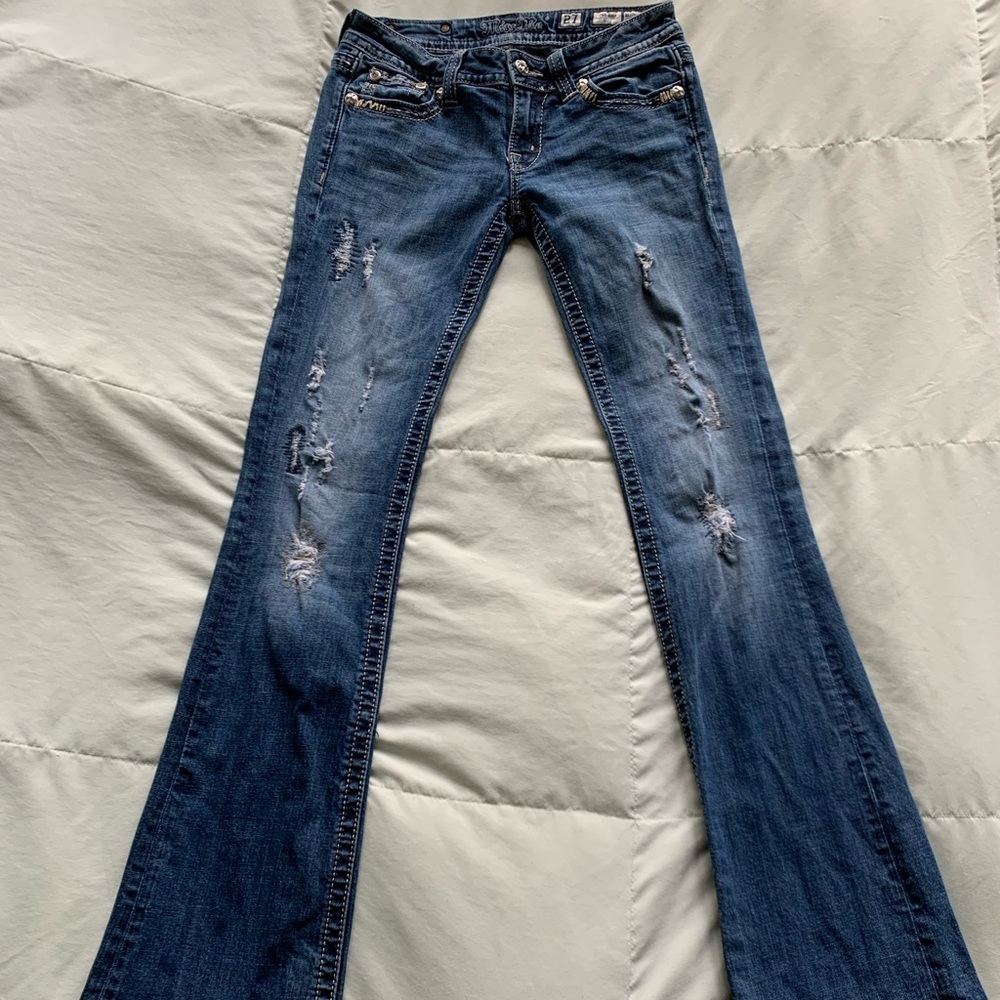 Miss Me - Bootcut distressed jeans - size 27